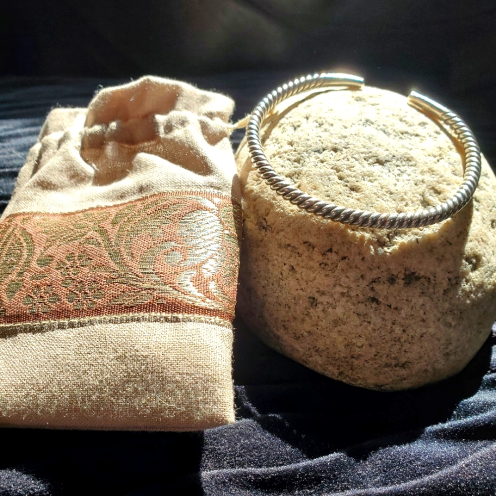 Novica Thailand Swirl  Men's cuff bracelet  925 silver